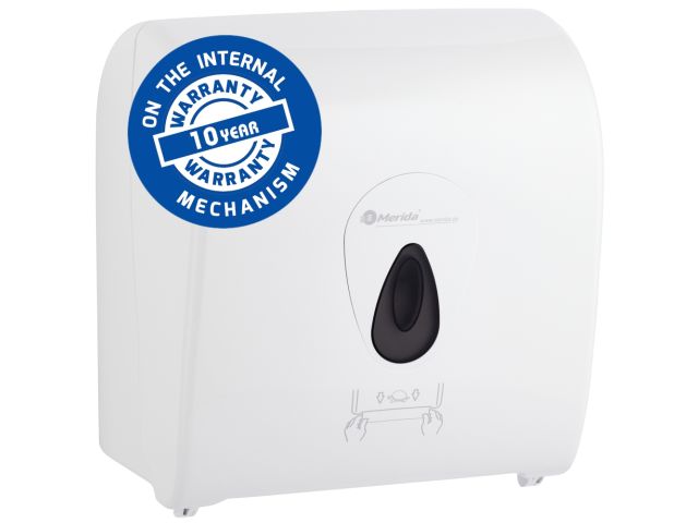 MERIDA TOP manual roll paper towel dispenser, maxi, grey window